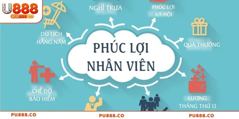 Phúc lợi dành cho nhân viên trong tuyển dụng U888